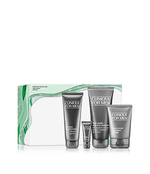 Clinique For Men Skincare Essentials Gift Set For Oily Skin Types