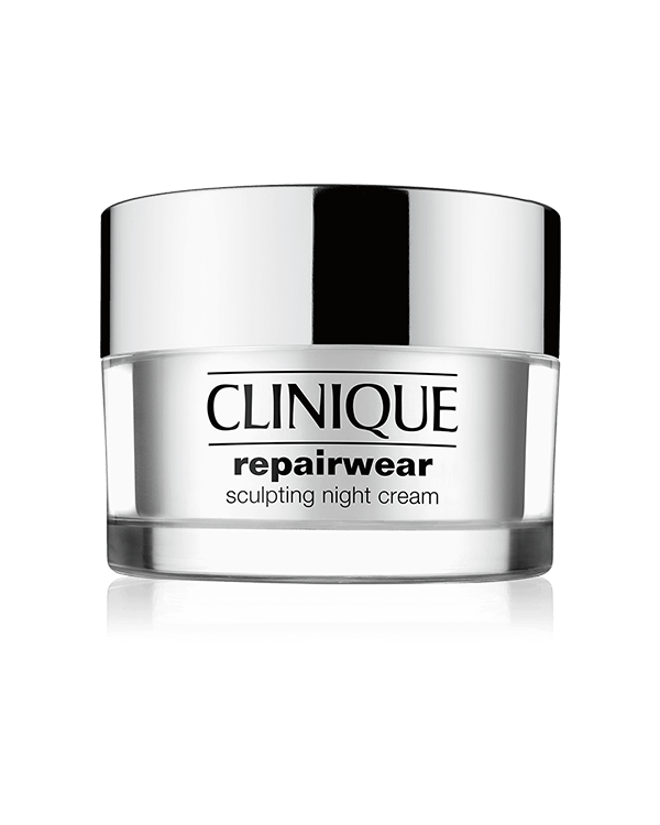 Repairwear Sculpting Night Cream, 輕盈卻奢華的凝霜能每晚幫助明顯緊實、拉提並雕塑線條。
